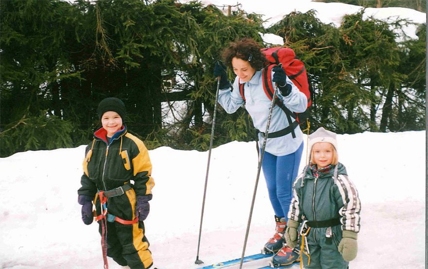 S živou zátěží v Petříkově v roce 2003