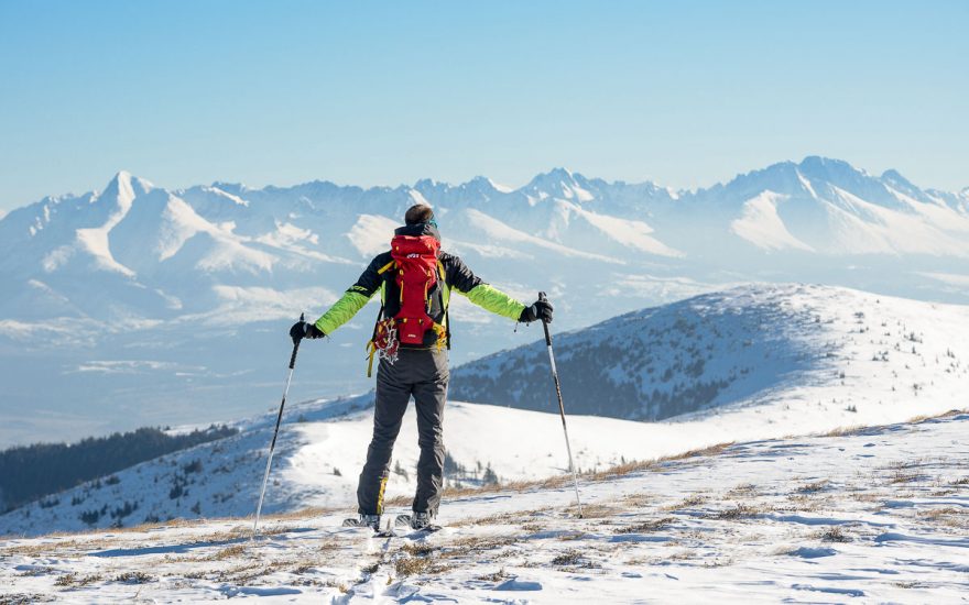 Pohled na Vysoké Tatry z vrcholu Králička