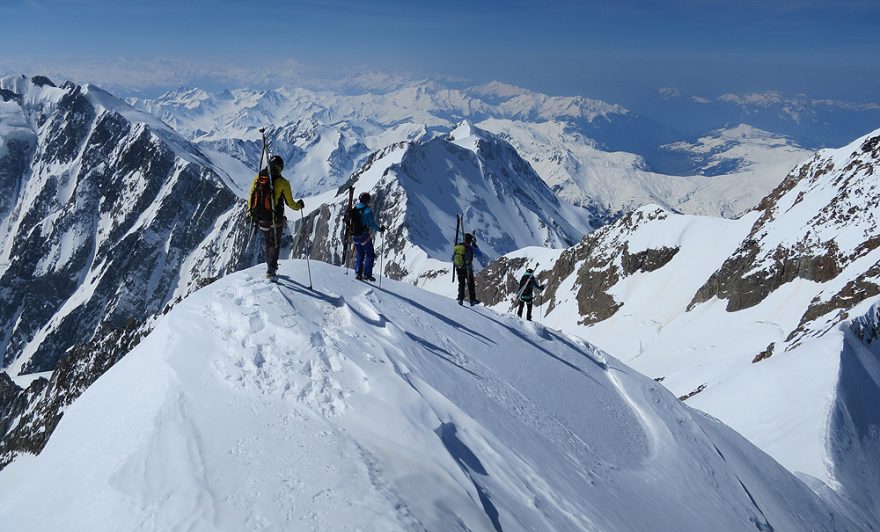 Z traverzu Mont Blancu na Dôme de Miagge, přes Královskou cestu (Bionnasay)