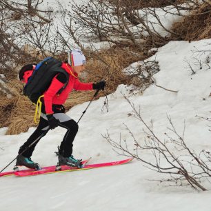 Při výstupu na Aljašce s Pieps JetForce 2.0. 25 l, foto: Jiří Kočara