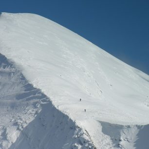 Závěrečný úsek na vrchol Hoverly