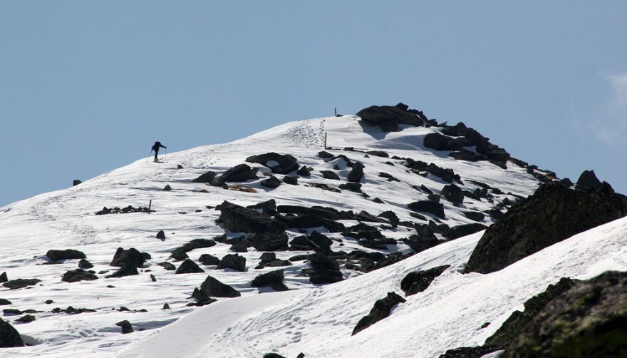 Skialpový výstup po Rocky trail