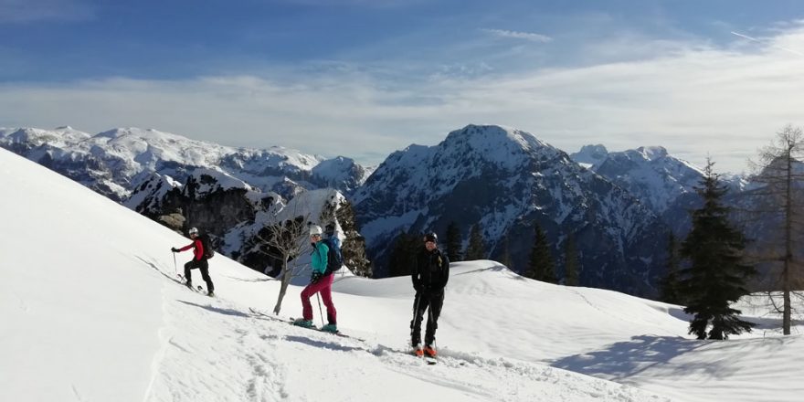 Sjezd zpátky do údolí z Hochstadlu