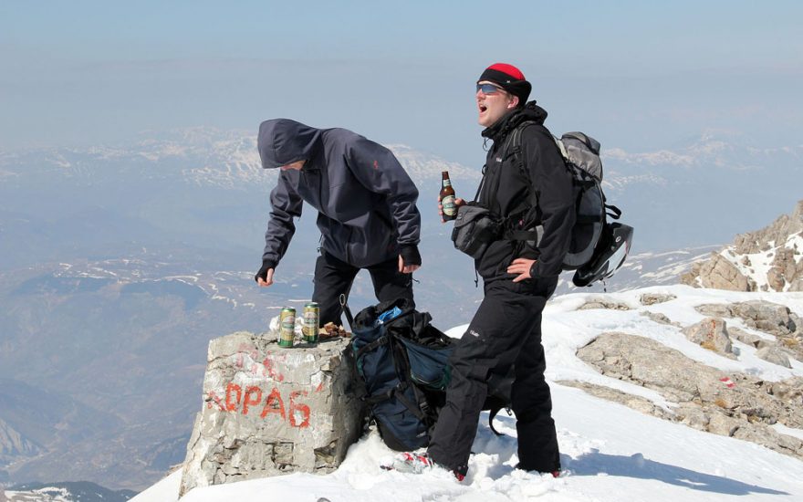 Občerstvení na Golem Korabu